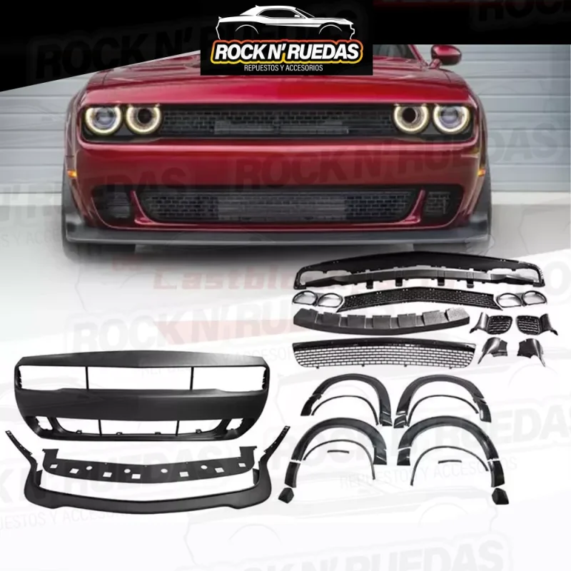 Demon Front Bumper With Wide Body Fender Flares