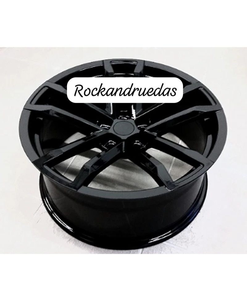 ZL1 Style Juego de ruedas negras brillantes para Camaro ZL1 de quinta generación (2010-2023, SS/RS/LS, 20 x 10/20 x 11 pulgadas) - Imagen 3